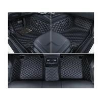 Tapis de Sol Tapis Sol Voiture Personnalisés en Cuir PU pour BMW Série 7 E65 2001-2007 2008 Accessoires D'intérieur Antidérapant Intérieur Antidérapant Auto(Noir)