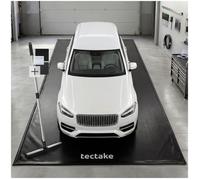 Tapis de sol - TECTAKE - Tapis pour garage antidérapant et étanche, extracteur télescopique, 6,1 x 2,6 m - Noir