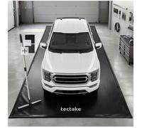Tapis de sol - TECTAKE - Tapis pour garage antidérapant étanche en plastique 6,7 x 2,6 m - Noir