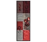 Tapis de sol - Tomate - 60x180 cm - Lavable - Antidérapant - Rouge