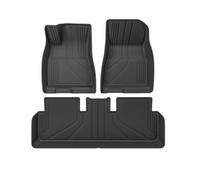 Tapis De Sol Tout Compris En TPE Pour Tesla Pour Model 3 Highland, Tapis De Coffre Arrière Toutes Saisons, Antidérapants, Accessoires Imperméables(Noir 2 conduite à gauche)