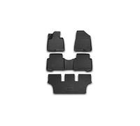 Tapis de Sol TPE Element 3D pour Hyundai Grand Santa Fe (2013-) | 5 pièces | 7 Places | Tapis de Sol de Voiture 100% sur Mesure, Tapis de Voiture en Caoutchouc