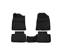 Element Tapis de Sol TPE 3D pour KIA Ceed III (2018-) | HB/Break | 4 pièces | Tapis de Sol de Voiture 100% sur Mesure, Tapis de Voiture en Caoutchouc