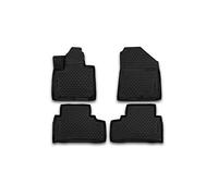 Tapis de Sol TPE ELEMENT 3D pour KIA Sorento (2015-) | SUV | 4 pièces | Tapis de Sol de Voiture 100% sur Mesure, Tapis de Voiture en Caoutchouc