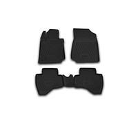 Tapis de Sol TPE ELEMENT pour Peugeot 107 (2008-2014) | Citadine | 4 pièces | Tapis de Sol de Voiture 100% sur Mesure, Tapis de Voiture en Caoutchouc