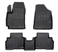 Tapis en caoutchouc pour voiture - FROGUM - Hyundai Kona II à partir de 2022 - BACS 3D - Noir
