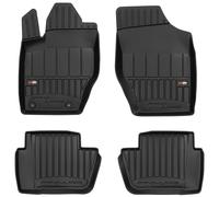 TAPIS EN CAOUTCHOUC, TAPIS DE PORTE, TAPIS DE PORTE PEUGEOT 307 2001-2008, PLATE