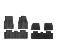 Tapis De Sol TPE Pour Tesla Pour Model Y Pour Lancement 2025 Ultérieur Pour Juniper 2025 Et Ultérieur, Tapis De Coffre, Tapis De Dossier, Toutes Saisons Tapis De Sol Voiture Tous Temps(Noir 8)