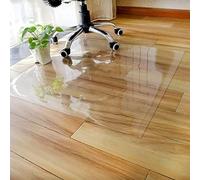 Tapis de Sol Transparent 1.5mm Protection de Sol pour Chaise de Bureau,Tapis de Chaise Transparent pour Sol Dur,Nappe de Table Rectangle en PVC(160x200cm)