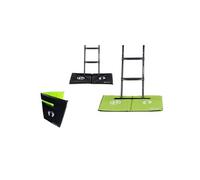 Kangui Tapis de sol universel pour trampoline réversible noir ou vert