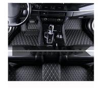 Tapis de Sol voitu Car Floor Mats for Jaguar for X-Type for XTYPE 2002~2009 Rug Leather Mat Set Anti Dirty Pads Accessories Interior Parts Tapis Voiture Automobile(Beige Noir)