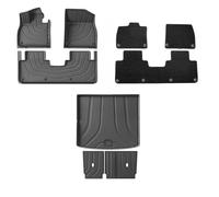 Tapis De Sol Voiture À Couverture Complète pour Lixiang L6 Max 2025 2024 TPE, Tapis Toutes Saisons, Coffre Et Dossier Intérieurs Tapis Sol Voiture Imperméable Tout Temps(Ensemble 6)