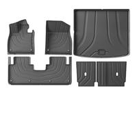 Tapis De Sol Voiture À Couverture Complète pour Lixiang L6 Max 2025 2024 TPE, Tapis Toutes Saisons, Coffre Et Dossier Intérieurs Tapis Sol Voiture Imperméable Tout Temps(Ensemble 8)