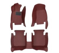 Tapis De Sol Voiture Accessoires Intérieurs en Cuir Imperméable Et Antidérapant pour Benz 4 Portes 2010-2018 Ensemble Complet (rangées Avant et arrière)(Style 3,LHD)