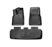 Tapis de Sol Voiture en TPE pour Tesla Model Y 2021-2024 Facile à Nettoyer 3 Piéces
