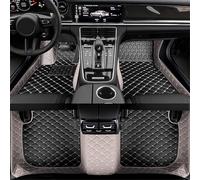 Tapis de sol voiture personnalisé for GMC Sierra 3500 2002-2009, doublure luxe en cuir, couverture complète antidérapante, coussinets pied avant et arrière, accessoires d'intérieur(H/Black-gray)