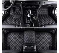 Tapis de Sol Voiture Personnalisés pour Ford Fiesta VI Trend Titanium 2011-06.2017, 3D Couverture Complète Tapis Auto Imperméable Tout Temps Habitacle,Black+Black Line