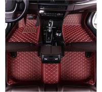 Tapis de Sol Voiture pour Dodge Journey 2008 2009 2010 2011,Personnalisé en Cuir PU Imperméable Antidérapant Couverture Complète pour Protection Plancher,B/WineRed