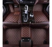 Tapis de Sol Voiture pour Ford Mustang 2011-2014, Cuir Antidérapant Tous Temps Tapis, Couverture Complète Revêtement de Sol, Auto Accessoire,E-Coffee