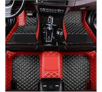 Tapis de Sol Voiture pour Nissan Pathfinder 2005 2006 2007 2008 2009 2010, Cuir Tapis Couverture Complète Imperméable Antidérapant Moquette Protection Accessoires,Red+Black