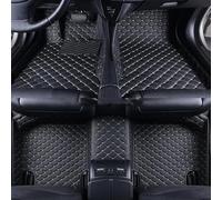 Tapis de Sol Voiture pour Opel Corsa (C) 2000 2001 2002 2003 2004 2005 2006, Cuir Tapis Couverture Complète Imperméable Antidérapant Moquette Protection Accessoires,Black-Beige