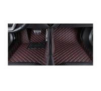 Tapis de Sol Voiture pour Polo 9n3 2004-2009 Tapis De Sol De Voiture en Cuir PU Imperméable Antidérapant Tapis de Sol(Color 7)