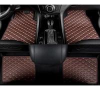 Tapis de Sol Voiture pour Porsche Macan/Macan S/Macan GTS/Macan Turbo 2018-2021, Tous TempsAvant et Arrière Antidèrapant Imperméables Tapis Sol Protection Habitacle et,Coffee