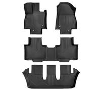 Tapis De Sol Voiture pour Toyota Grand Highlander 2023 2024, Tapis Caoutchouc Voiture Tous Temps Antidérapant Avant Arrière Accessoire