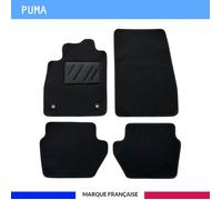 Tapis de sol voiture - Sur mesure pour Ford PUMA dès 09/2019 - Moquette Antidérapante - Clips et Scratch - 4 pièces