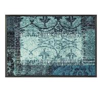 Tapis de sol Wash+Dry lavable Vintage Patches turquoise 40x60 cm Tapis de propreté