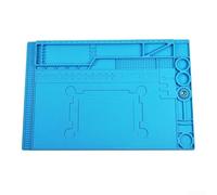 Tapis de soudage en silicone résistant à la chaleur 45 x 30 cm antidérapant pour surface de soudage DIY Circuit Board Outil d'entretien