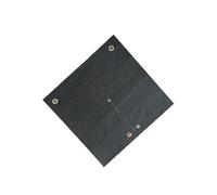 Tapis de soudage ignifuge avec bords renforcés Couche d'isolation résistante aux flammes Trous de suspension pour canalisations Couverture de soudage pour tuyaux