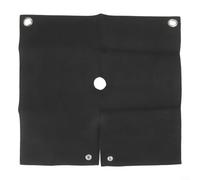 Tapis de soudage résistant à la chaleur conçu avec des anneaux élastiques et une ouverture découpée, fabriqué à partir de feutre de carbone ignifuge pour la sécurité et la protection de la soudure