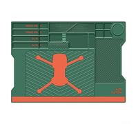 Tapis de soudure résistant à la chaleur, tapis de réparation en silicone TE-619 51,5 x 36,5 cm, station de travail antidérapante pour électronique bricolage