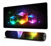 Tapis de Souris 1000 x 500 x 3 mm Rêve Tapis de Souris XXL Blocs, Base Antidérapant Caoutchouc Coutures sur Les Bords Mouse Pad Précision et Vitesse Améliorées, pour Gamer Ordinateur Bureau, Model751