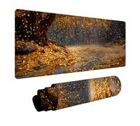 Tapis de Souris 1000x500x3mm Arbre, Voir Tapis de Bureau Gaming, Mouse Pad avec Base en Caoutchouc, Desk Mat avec Coutures sur Les Bords, Accessoire Gamer, pour Bureau Gaming Maison, Gamer, PC O-7111