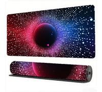 Tapis de Souris 1600 x 800 x 3 mm Rêve Tapis de Souris XXL Galaxie, Base Antidérapant Caoutchouc Coutures sur Les Bords Mouse Pad Précision et Vitesse Améliorées, pour Gamer Ordinateur Bureau, Model97