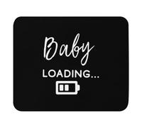 Tapis de souris 23,9 x 20,1 cm Tapis de souris Bébé Loading Funny Baby Bump