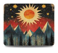 Tapis de Souris, 23 x 18cm Tapis de Bureau Mouse Pad Couleur, Base en Caoutchouc Imperméable et Antidérapante, Offrez-Vous Une Glisse Ultra-Douce et Un Suivi Optimal, pour PC/Mac, Résumé (2) 0d-44