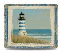 Tapis de Souris, 23 x 18cm Tapis de Bureau Mouse Pad Phare, Base en Caoutchouc Imperméable et Antidérapante, Offrez-Vous Une Glisse Ultra-Douce et Un Suivi Optimal, pour Travail, Jeux Rétro 0d-133