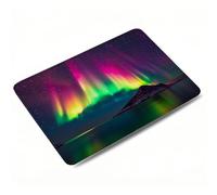 Tapis de Souris - 24 x 20 x 3 mm Tapis Souris d'Ordinateur, Base Caoutchouc Anti-Dérapant, Glissement Facile, Durable, Portable sous Main Bureau Aurora pour PC, Ordinateur, Bureau, Paysage 0o-493