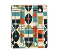 Tapis de souris 25,4 x 30,5 cm Tapis de souris moderne du milieu du siècle pour homme femme Tapis de souris d'ordinateur avec base en caoutchouc antidérapant Tapis de clavier pour le travail