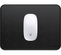 Tapis de Souris 25 x 19 cm,Mousepad pour Bureau et Maison,Élégant et Ergonomique,Réversible et Résistant aux Rayures,Matériau Premium (PU)-Mouse Pad Noir