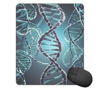 Tapis de souris 25 x 30 cm, tapis de souris ADN génétique pour homme et femme, tapis de souris d'ordinateur avec base en caoutchouc antidérapant, tapis de clavier pour le travail