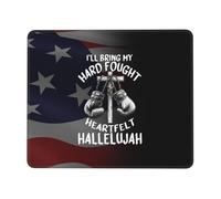 Tapis De Souris 25X30CM, J'Apporterai Mon Alléluia Sincère Et Chèrement Acquis Tapis De Bureau Antidérapante sous-Main Durable Mouse Pad pour Maison Travail Claviers