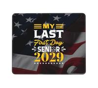 Tapis De Souris 25X30CM, Mon Dernier Premier Jour De Terminale, 2029 sous-Main Moderne Tapis De Bureau Comfortable Mouse Pad pour Table Claviers Maison