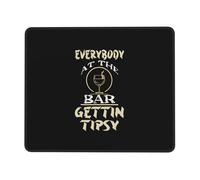 Tapis De Souris 25X30CM, Tout Le Monde Au Bar Commence À Boire. Mouse Pad Moderne Mousepad Comfortable sous-Main pour Maison Claviers Table