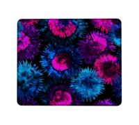 Tapis De Souris 25X30CM, Vibrant Flower Gaming, Motif Explosion De Pêche Bleue, Mousepad Durable Mouse Pad Moderne sous-Main pour Table Travail Maison