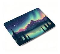 Tapis de Souris - 29 x 24 x 3 mm Tapis Souris d'Ordinateur, Base Caoutchouc Anti-Dérapant, Glissement Facile, Durable, Portable sous Main Bureau Aurora pour PC, Ordinateur, Bureau, Arbre 0o-455