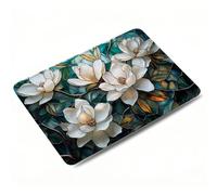 Tapis de Souris - 29 x 24 x 3 mm Tapis Souris d'Ordinateur, Base Caoutchouc Anti-Dérapant, Glissement Facile, Durable, Portable sous Main Bureau Fleur pour PC, Ordinateur, Bureau, Plante 0o-875
